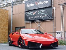 Red Devil: Ferrari F430 in haine de Lamborghini SuperVeloce!