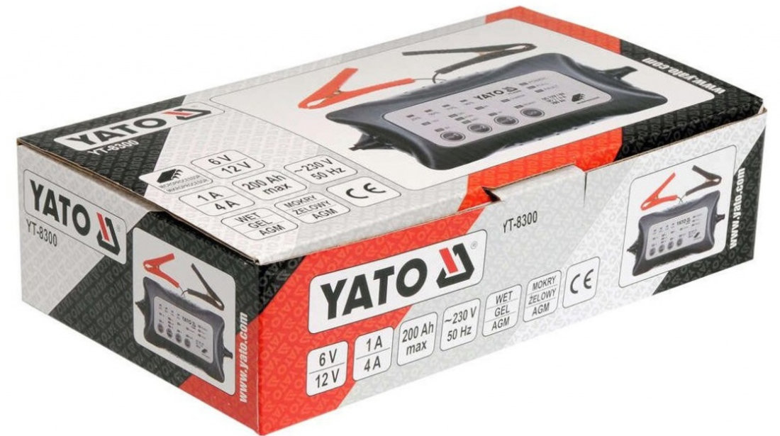 Redresor 12/6V 1/4A 200Ah Yato YT-8300