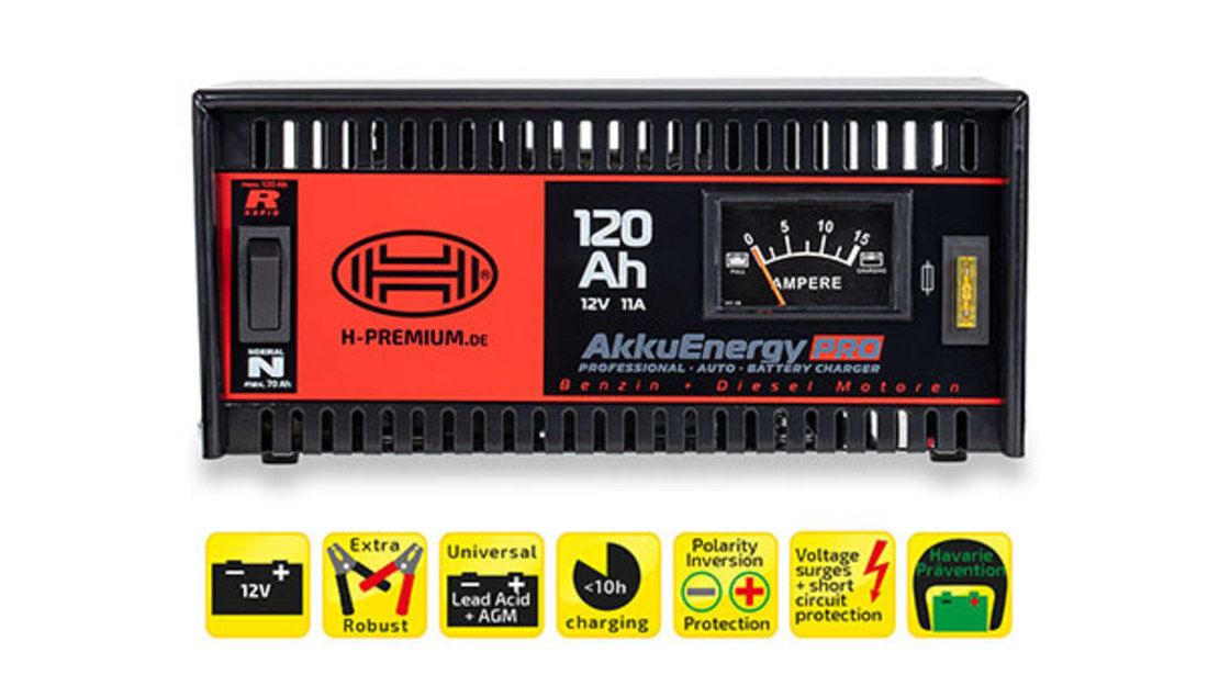 Redresor Akkuenergy Pro 300 11a 12 V Heyner 931100