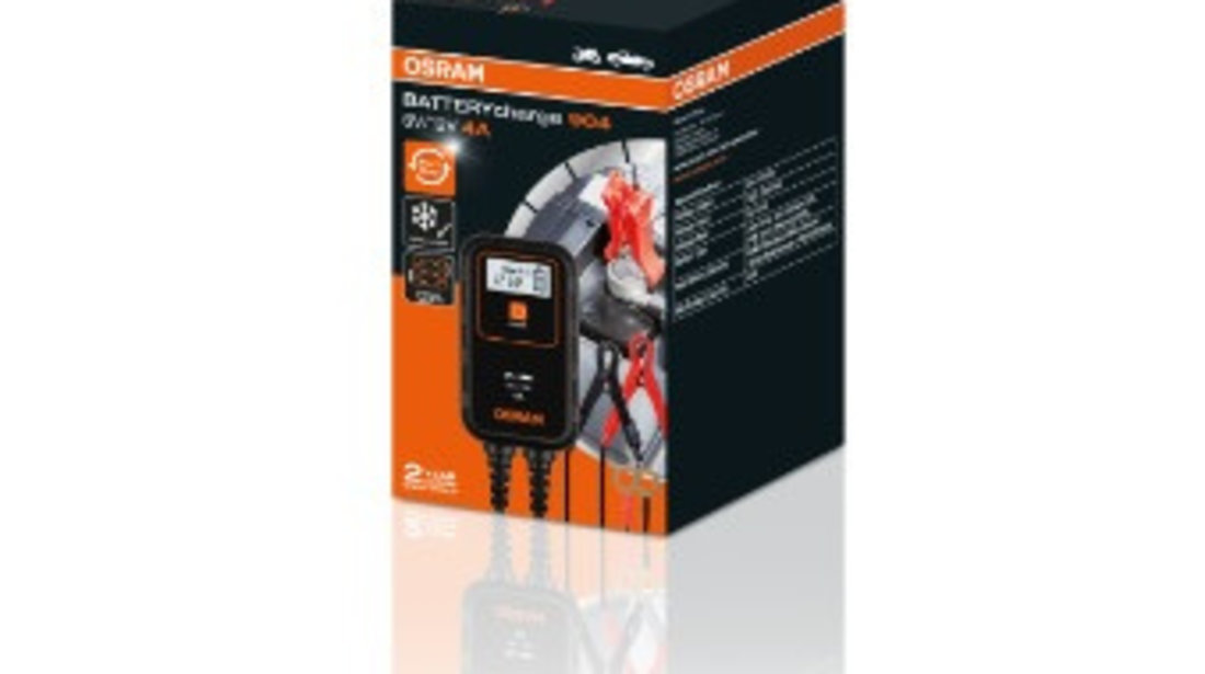 REDRESOR AUTO BATTERY CHARGE 904 OSRAM 4A 6V/12V OEBCS904 OSRAM