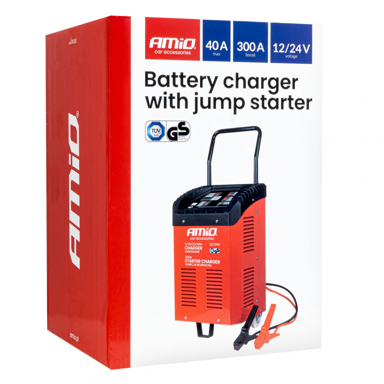 Redresor Auto Cu Functie De Pornire Amio 40A 12V / 24V 04500
