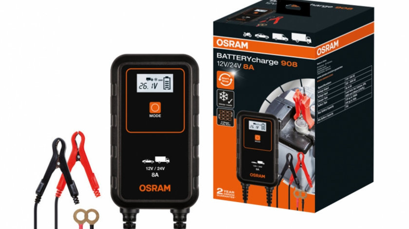 Redresor auto Osram BATTERYcharge 908 OEBCS908 OEBCS908