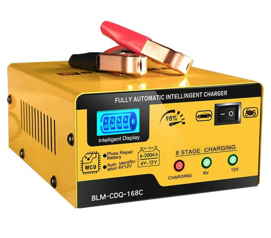 Redresor Automat Pentru Acumulatori Auto Pana La 200Ah, 15A, 6-12V 999EL1002