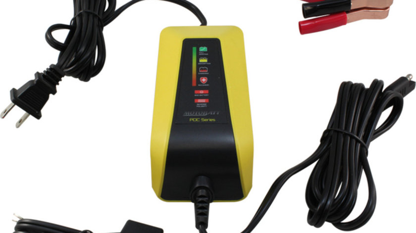 Redresor Baterie Motobatt PDC Series Water Boy Battery Maintenance Charger Intelligent 9 Step Automatic Charger 6V/12V 1 Amp PDCWB