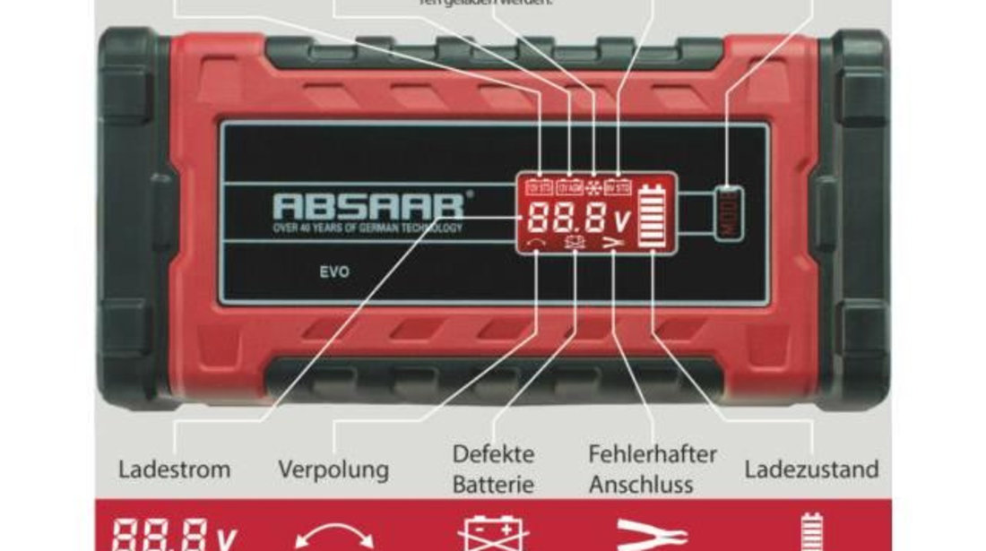 Redresor Digital Automat Evo 6.0 Absaar 6A 12/24V 158002