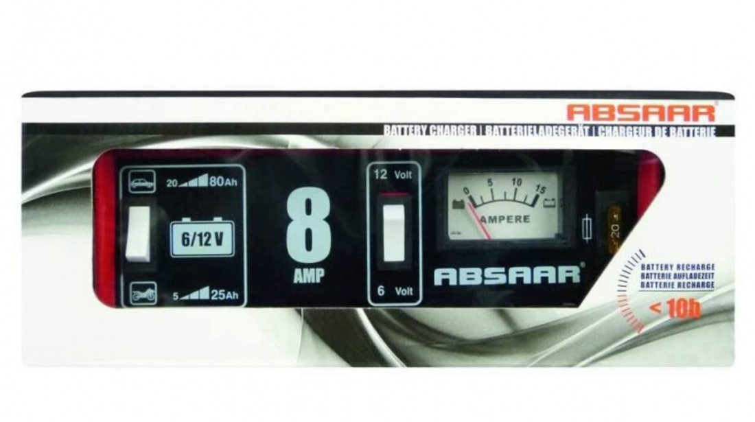Redresor Pentru Acumulatori Auto-Moto Absaar 8A 6/12V 77911