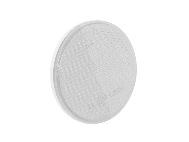 Reflector Rotund, 75 Mm, Cu Bandă Adezivă, Alb 86634