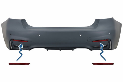 Reflectorizanti Catadioptru compatibil cu BMW Seria 3 F30 (2011-2019) doar Bara Spate M3 Design RBRB...