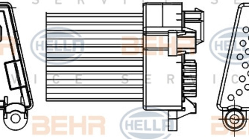 Reglaj, suflanta de interior (5HL351311521 HELLA) BMW,BMW (BRILLIANCE)