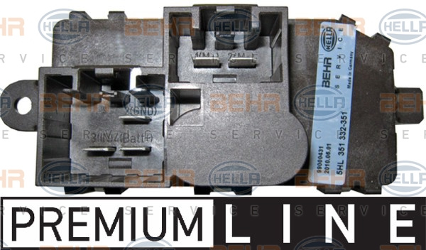 Reglaj, suflanta de interior (5HL351332351 HELLA) FORD,FORD AUSTRALIA