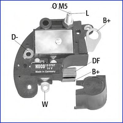 Regulator, alternator ALFA ROMEO 156 (932) (1997 - 2005) HITACHI 130797 piesa NOUA