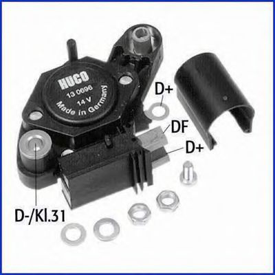 Regulator, alternator AUDI A4 (8D2, B5) (1994 - 2001) HITACHI 130696 piesa NOUA