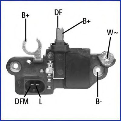 Regulator, alternator AUDI A4 (8D2, B5) (1994 - 2001) HITACHI 130570 piesa NOUA