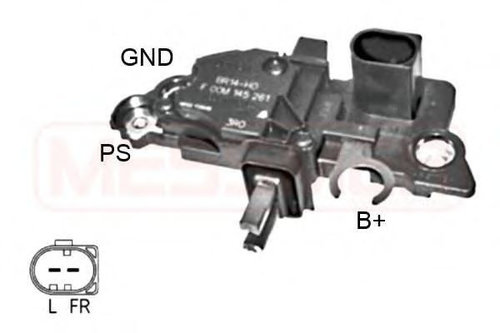Regulator, alternator AUDI A4 Cabriolet (8H7, B6, 8HE, B7) (2002 - 2009) ERA 215990 piesa NOUA
