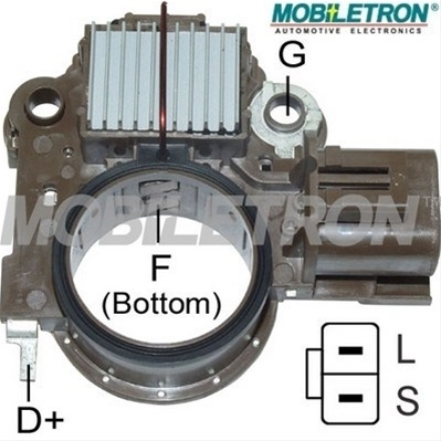 Regulator, Alternator Mobiletron Hyundai VR-H2009-128