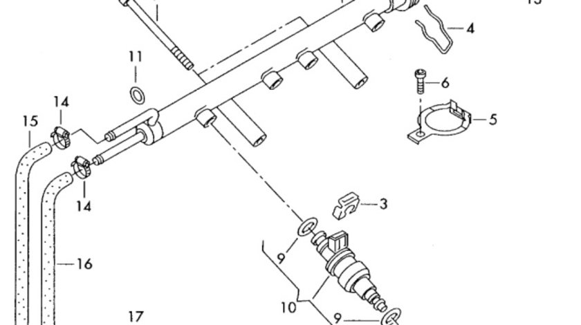 Regulator presiune 036133035A Audi A4 B6 Sedan 2003 1.8T AVJ OEM 036133035A