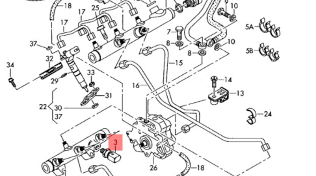 Regulator presiune 059130758 Audi A8 D3 3.0 TDI 2004 ASB OEM 059130758