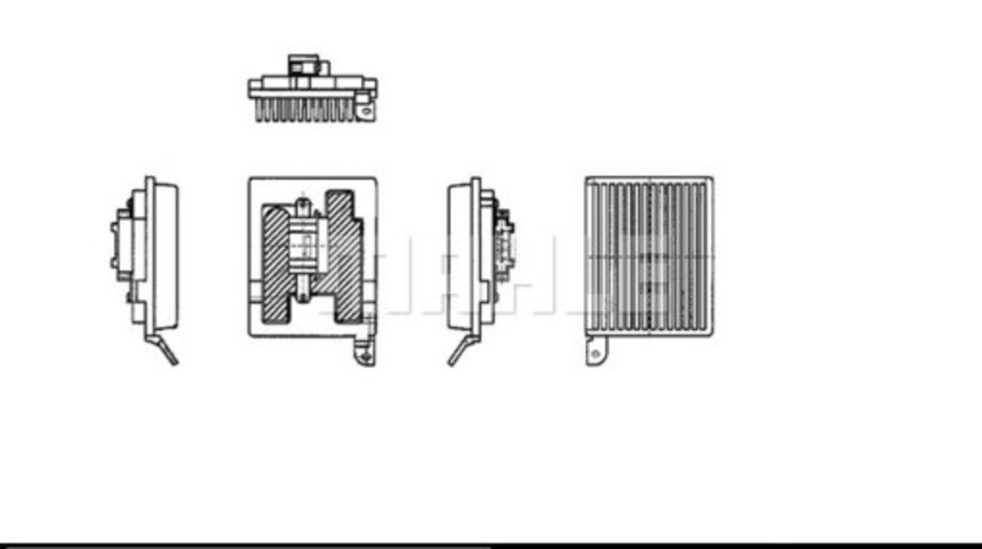 Regulator trepte ventilator habitaclu MERCEDES VIANO (W639), VITO / MIXTO (W639), VITO (W639) 2.0 d-3.7 dupa 2003 cod intern: CI6591CF