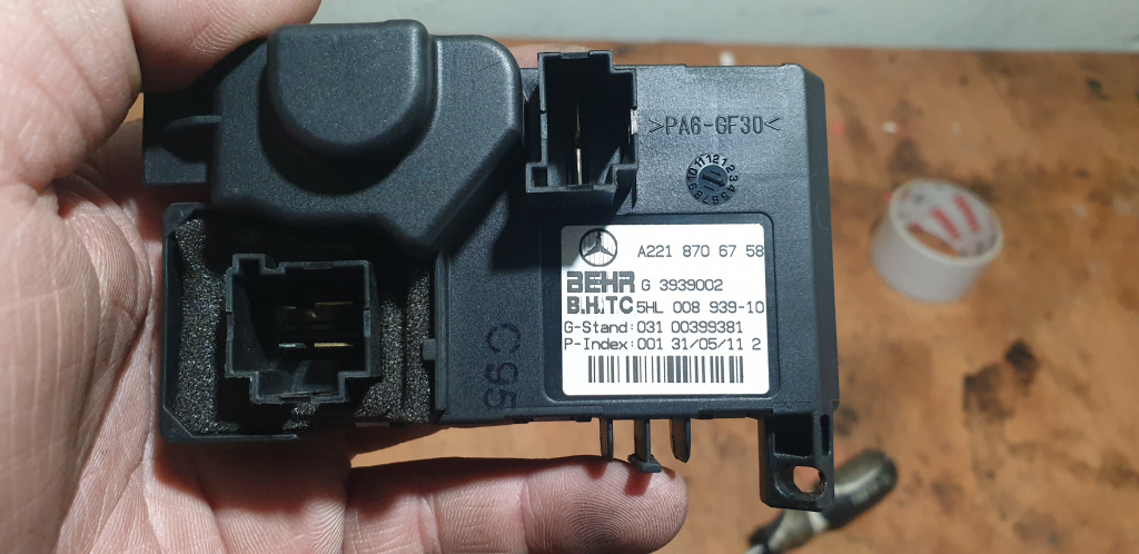 Regulator Trepte Ventilator Mercedes S350cdi 2012 cod A2218706758