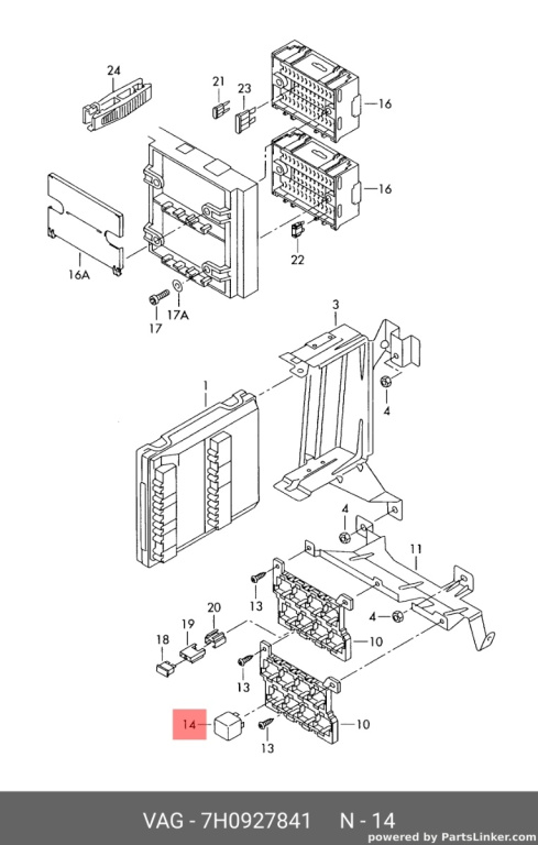 Releu 480 VAG OEM 7H0927841