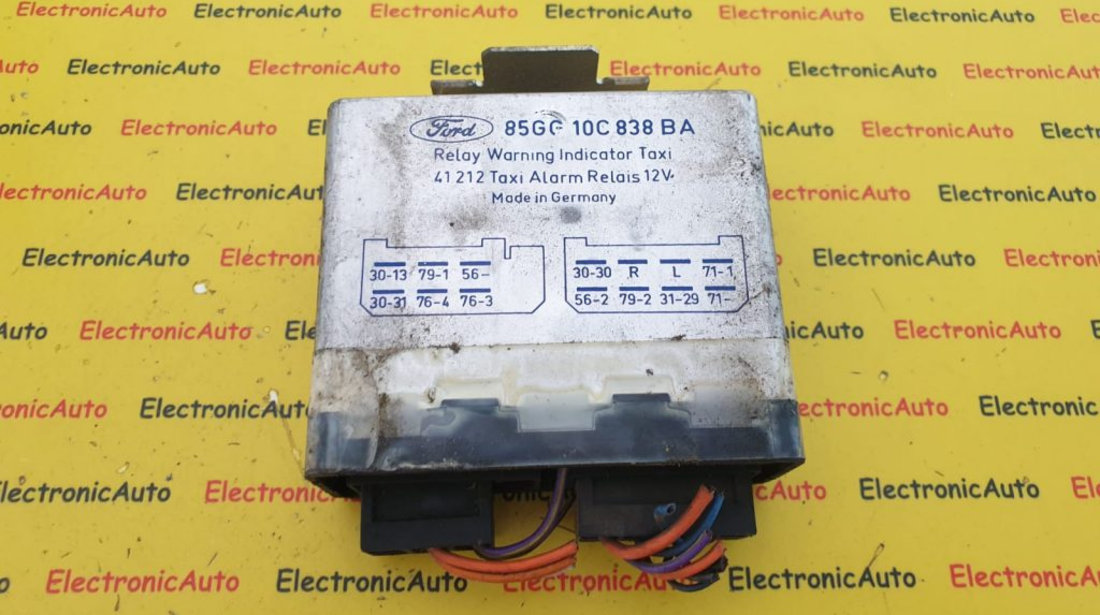 Releu Alarma Taxi Ford Mondeo MK2, 85GG10C838BA, 41212