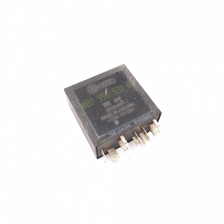Releu Audi A6 (4B, C5) 1997-2005 Temporizare Stergator 4B0955531A, 4B0 955 531 A, 5Wk10430A, Uh2 12V, Uh212V, B100603 Siemens
