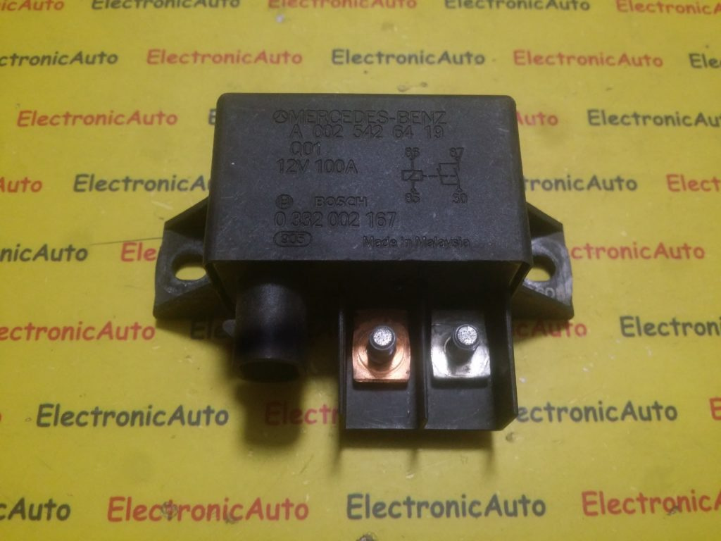 Releu baterie Mercedes E Class A0025426419, 0332002167