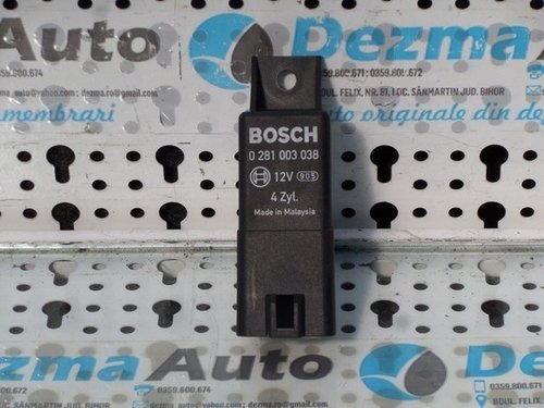 Releu bujii, 0281003038, Vw Jetta 3 (1K2), 1.9 tdi, (id:181773)