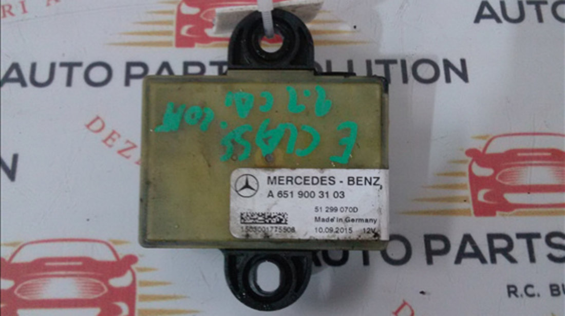 Releu bujii 2.2 CDI MERCEDES BENZ E CLASS (W212) 2009-2014