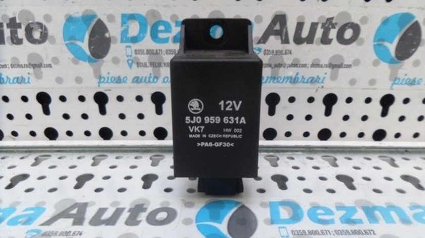 Releu bujii, 5J0959631A, Seat Ibiza 5 Sportcoupe (6J) 1.4tdi, BMS