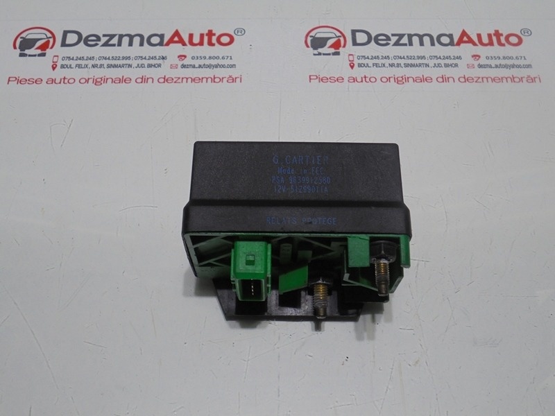 Releu bujii, 9639912580, Peugeot 206 hatchback (2A) 2.0 hdi (id:296218)