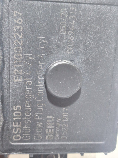 Releu bujii BMW E87 E90 E91 E92 2.0 Motorina 2008-2011 C0D 0522120703/E2110022367