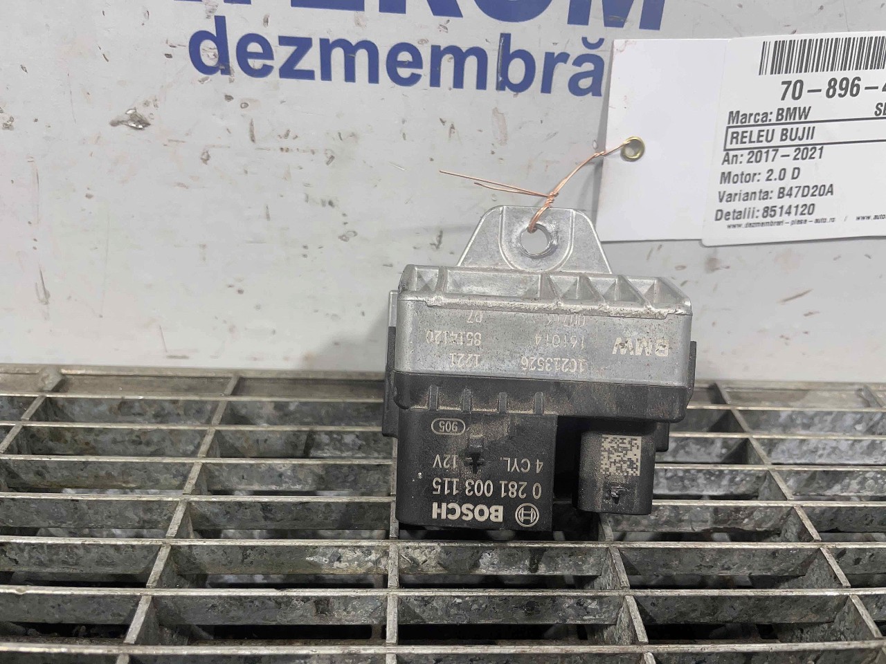 RELEU BUJII BMW SERIA 4 F 36 2.0 D - (2017 2021)