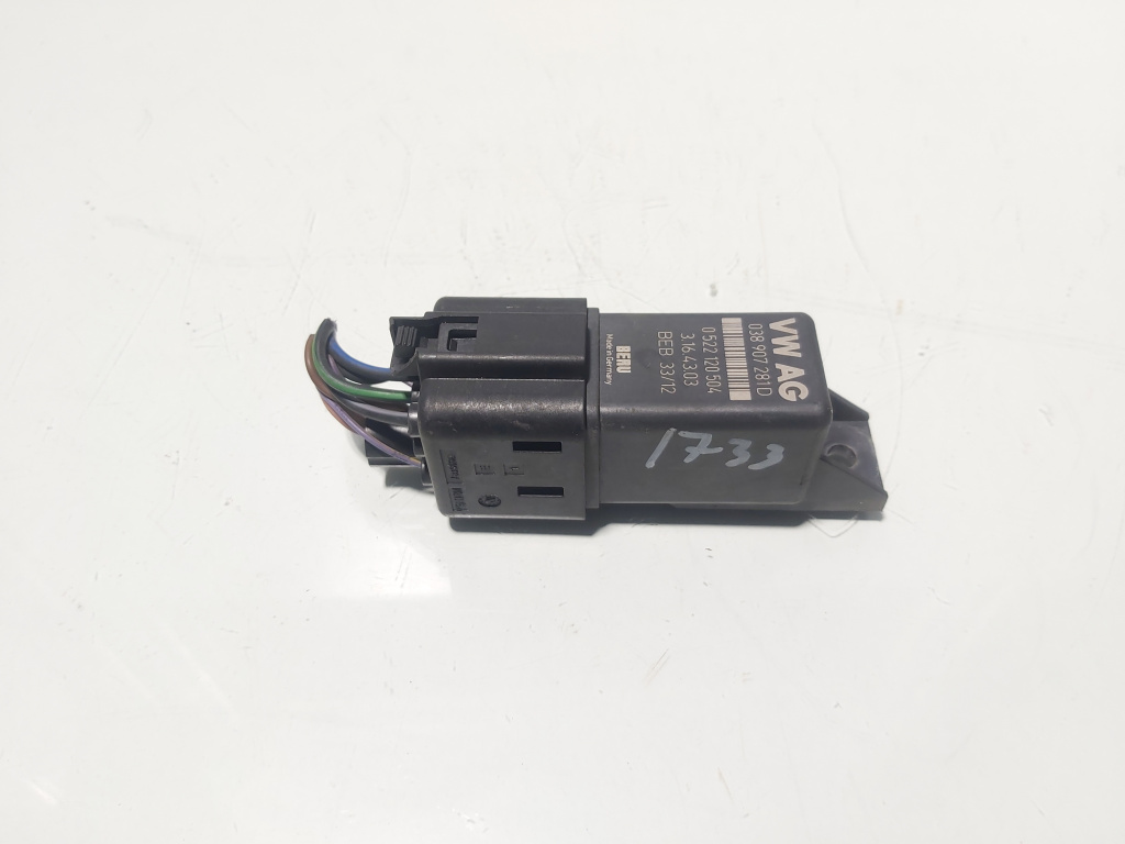 Releu bujii, cod 038907281D, Vw Eos (1F7, 1F8) 2.0 TDI, BMM (id:677316)