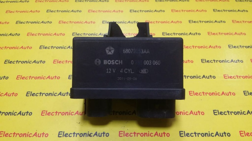 Releu Bujii Fiat, 0281003060, 68079153AA