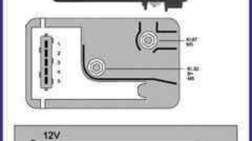 Releu Bujii FIAT SCUDO caroserie (220L) HÜCO 132083