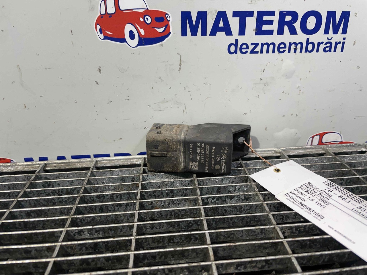 RELEU BUJII FORD TRANSIT COURIER 1.5 TDCI - (2014 2022)