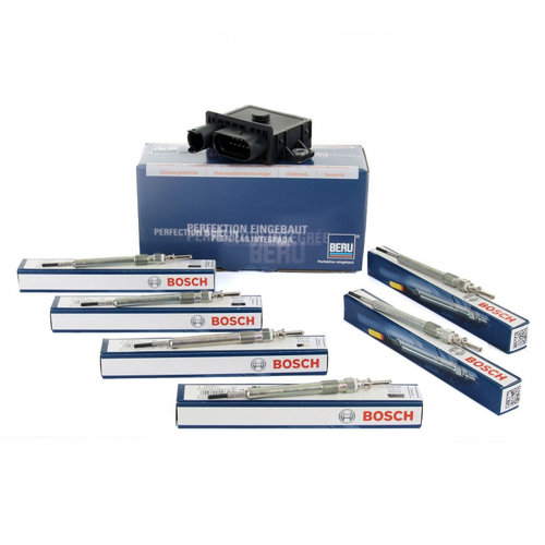 Releu Bujii Incandescente Beru + 6 Buc Bujii Incandescente Bosch Bmw Seria 3 E90 2004-2012 325d 330d...