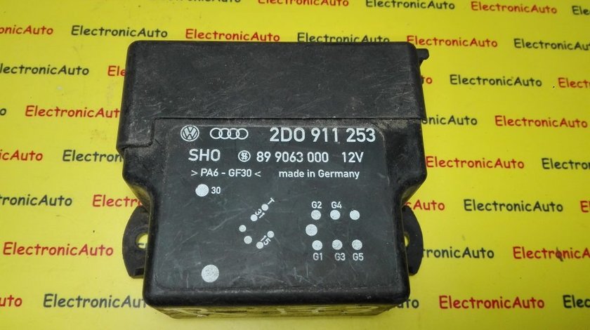 Releu bujii incandestente VW LT, Audi, Skoda 2D0911253, 2D0 911 253