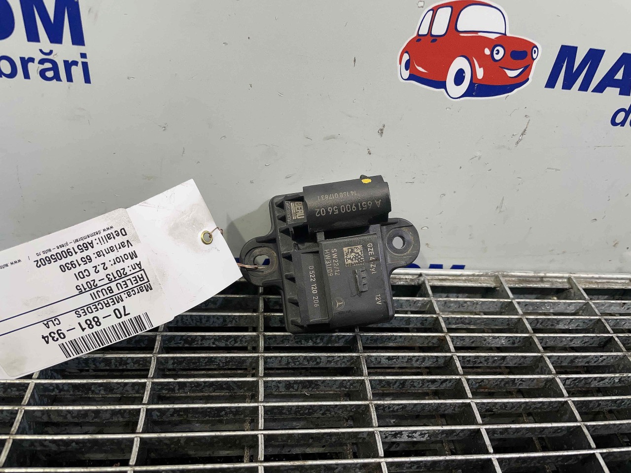 RELEU BUJII MERCEDES CLA 2.2 CDI - (2013 2019)