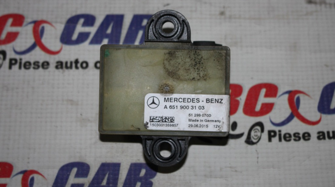 Releu bujii Mercedes E-Class W212 2.2 CDI 2013-2016 A6519003103