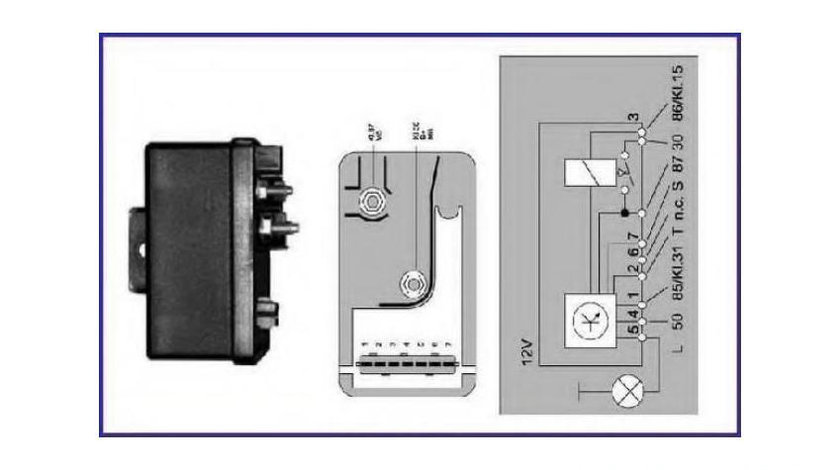 Releu bujii Peugeot 206 hatchback (2A/C) 1998-2016 #2 0281003009