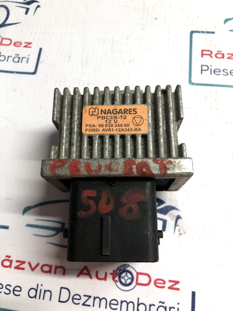 Releu bujii Peugeot 508 2012, AV6112A343BA
