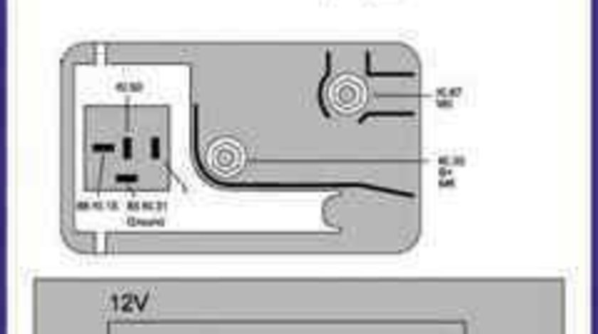 Releu Bujii RENAULT 30 (127_) HÜCO 132051