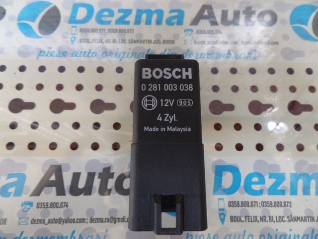 Releu bujii Seat Leon (1P1), 1.9 tdi, 038907281D