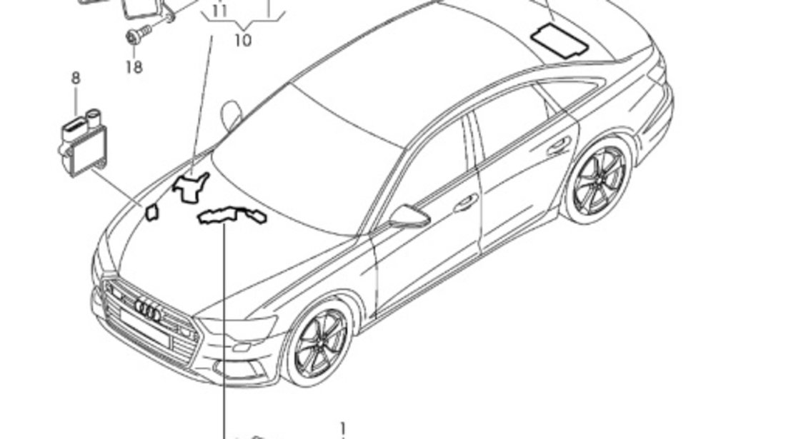 Releu bujii VW Golf 5 2.0 TDI BMM 2008 OEM 038907281D