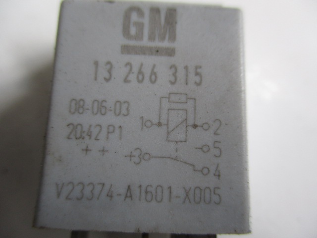 RELEU COD 13266315 OPEL ⭐⭐⭐⭐⭐