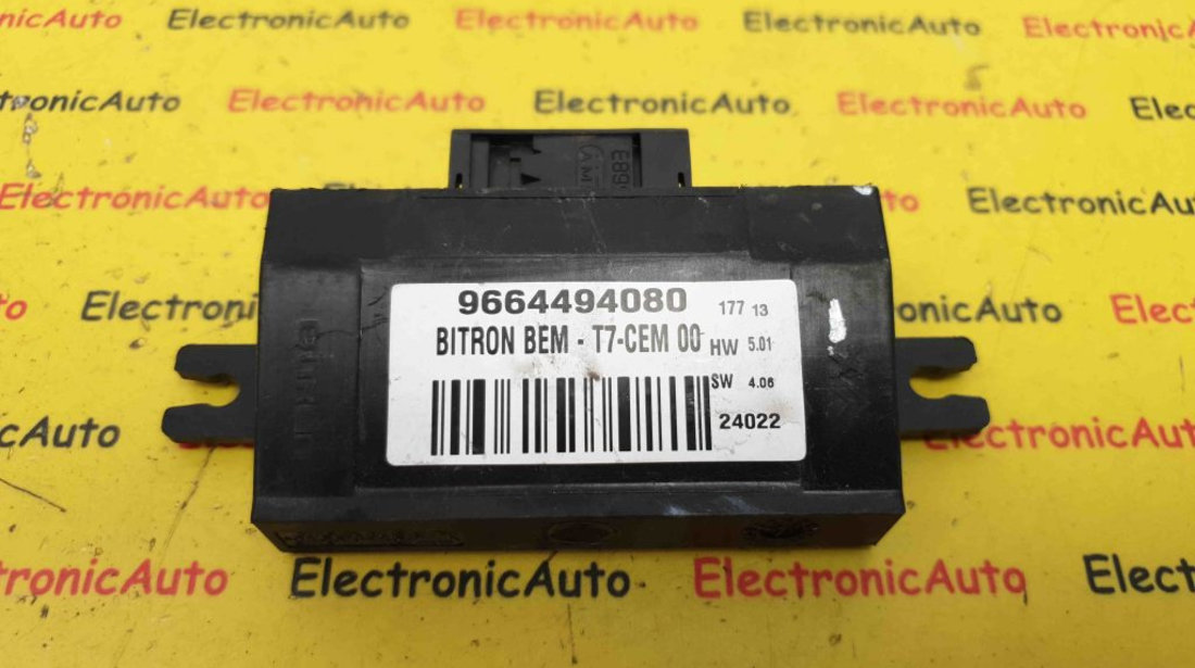 Releu Control Peugeot 308 CC 1.6, 9664494080, BITRON BEM-T7-CEM 00