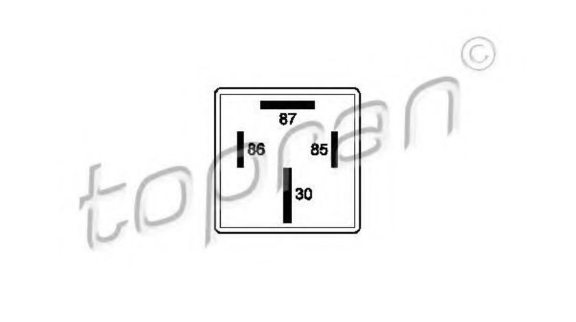 Releu, curent alimentare AUDI A4 (8EC, B7) (2004 - 2008) TOPRAN 109 544 piesa NOUA