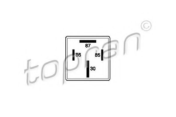 Releu, curent alimentare AUDI TT (8J3) (2006 - 2014) TOPRAN 109 544 piesa NOUA